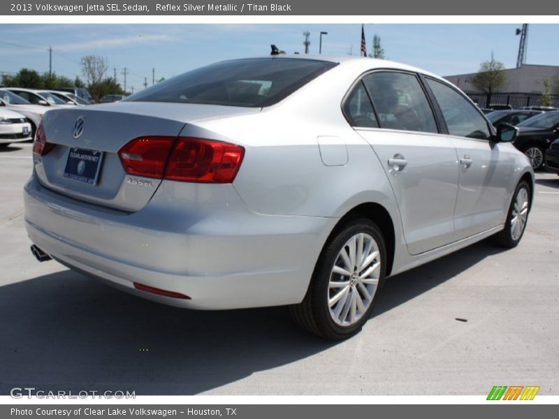Reflex Silver Metallic / Titan Black 2013 Volkswagen Jetta SEL Sedan