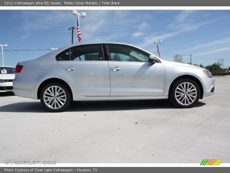 Reflex Silver Metallic / Titan Black 2013 Volkswagen Jetta SEL Sedan