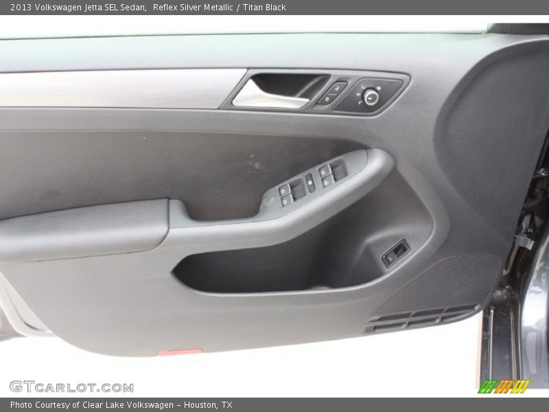 Reflex Silver Metallic / Titan Black 2013 Volkswagen Jetta SEL Sedan