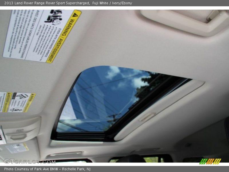 Fuji White / Ivory/Ebony 2013 Land Rover Range Rover Sport Supercharged