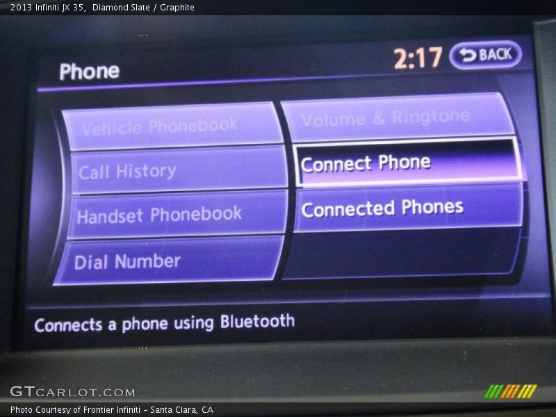 Diamond Slate / Graphite 2013 Infiniti JX 35