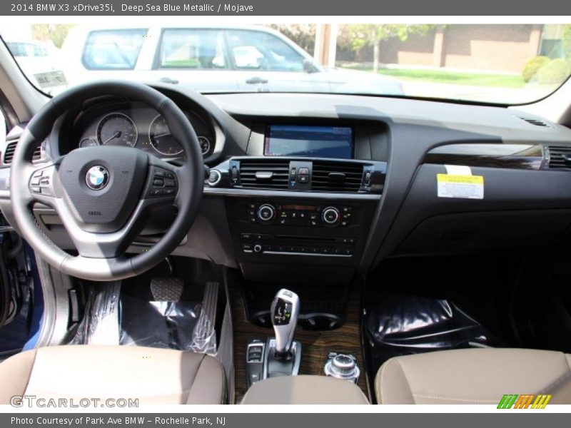 Deep Sea Blue Metallic / Mojave 2014 BMW X3 xDrive35i