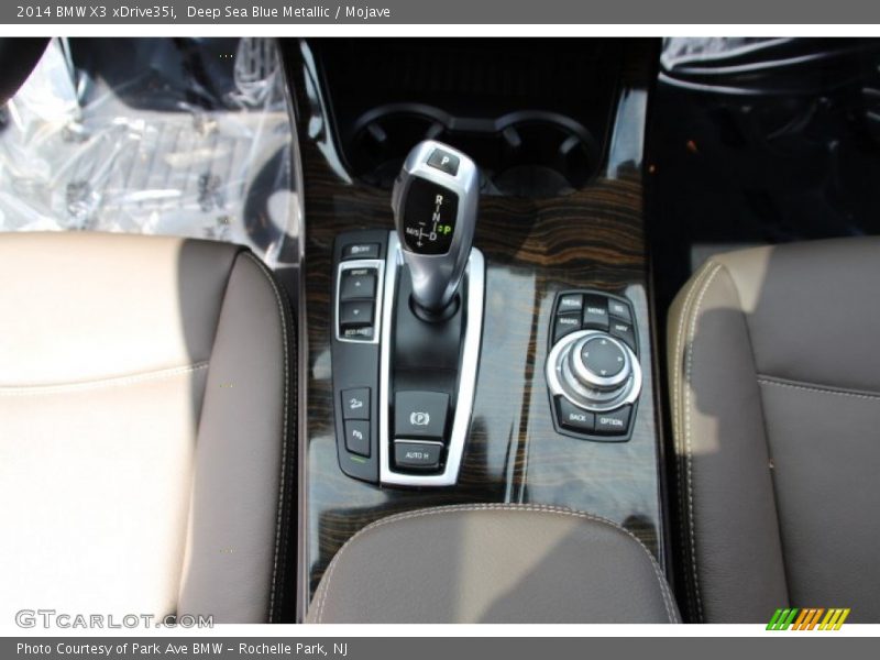 Deep Sea Blue Metallic / Mojave 2014 BMW X3 xDrive35i