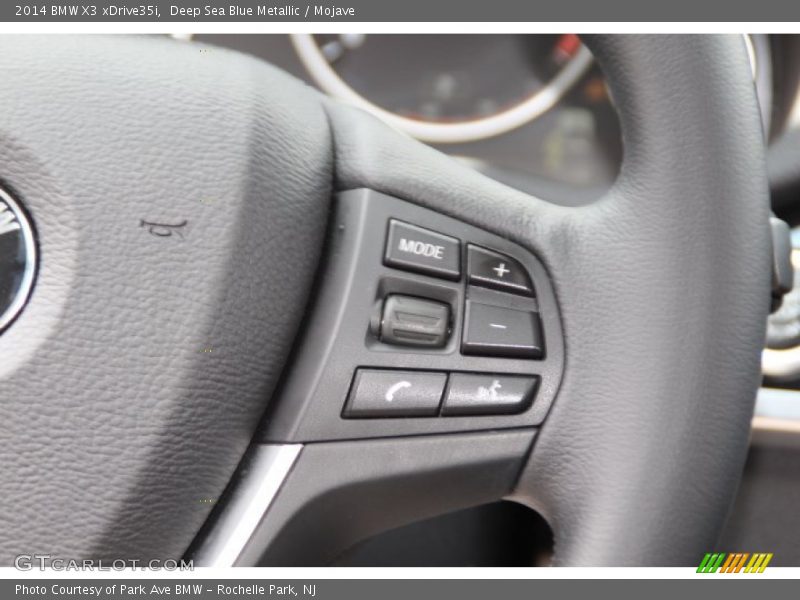 Deep Sea Blue Metallic / Mojave 2014 BMW X3 xDrive35i