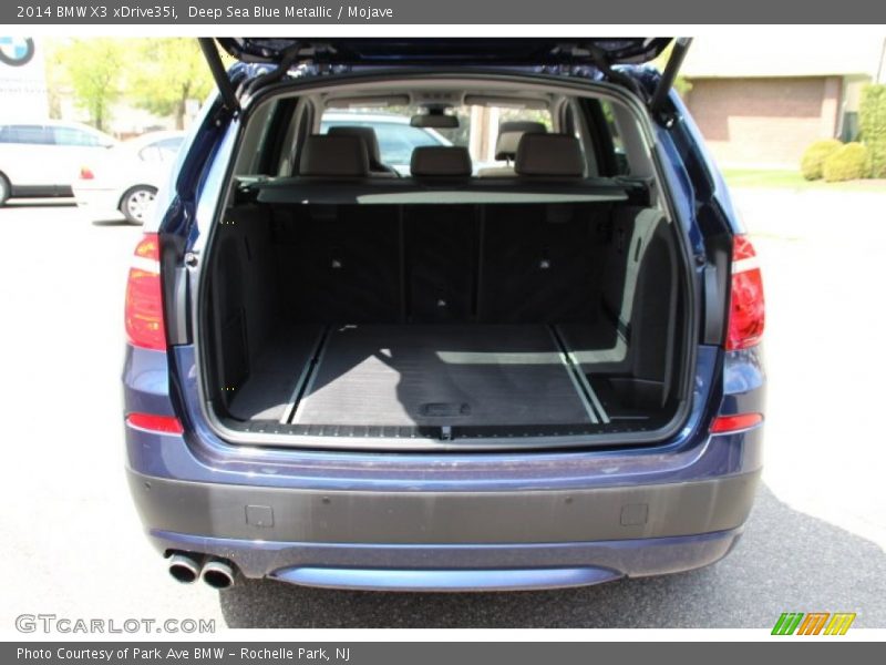 Deep Sea Blue Metallic / Mojave 2014 BMW X3 xDrive35i