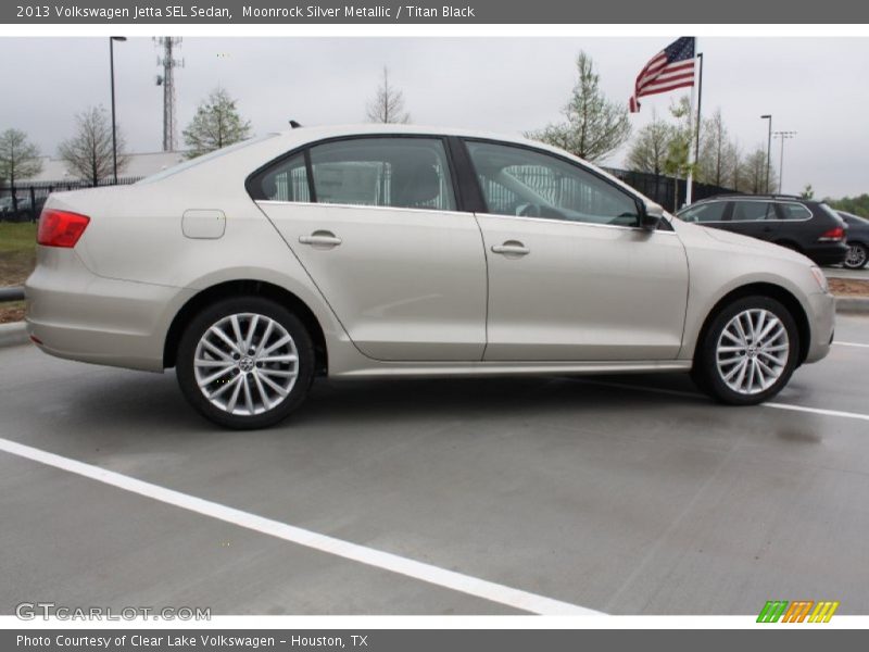 Moonrock Silver Metallic / Titan Black 2013 Volkswagen Jetta SEL Sedan
