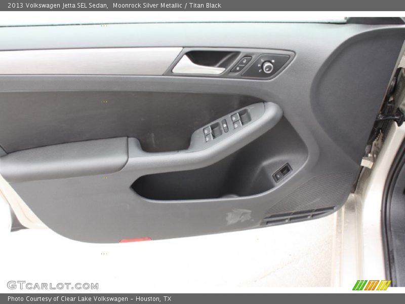 Moonrock Silver Metallic / Titan Black 2013 Volkswagen Jetta SEL Sedan