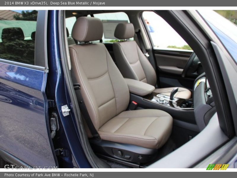 Deep Sea Blue Metallic / Mojave 2014 BMW X3 xDrive35i