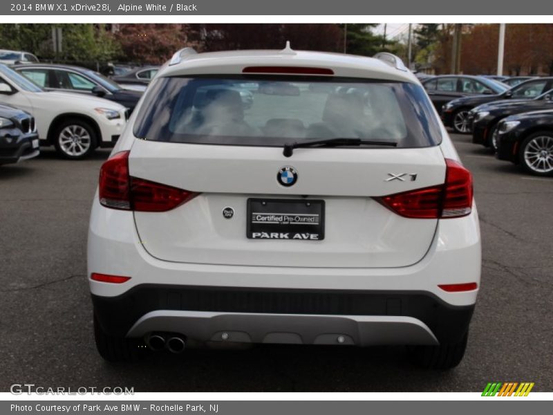 Alpine White / Black 2014 BMW X1 xDrive28i