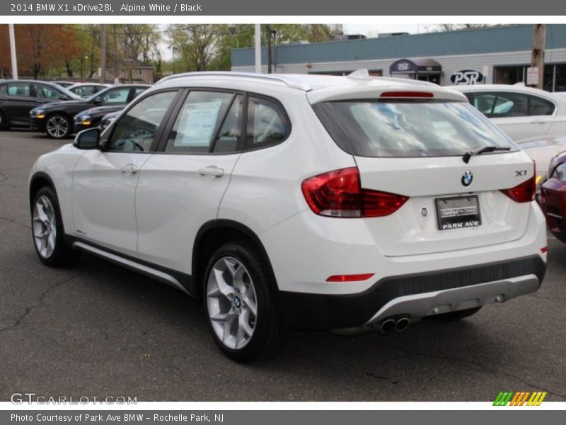 Alpine White / Black 2014 BMW X1 xDrive28i