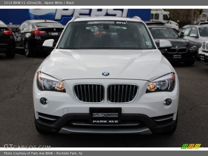 Alpine White / Black 2014 BMW X1 xDrive28i