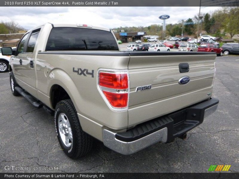 Pueblo Gold Metallic / Tan 2010 Ford F150 XLT SuperCrew 4x4