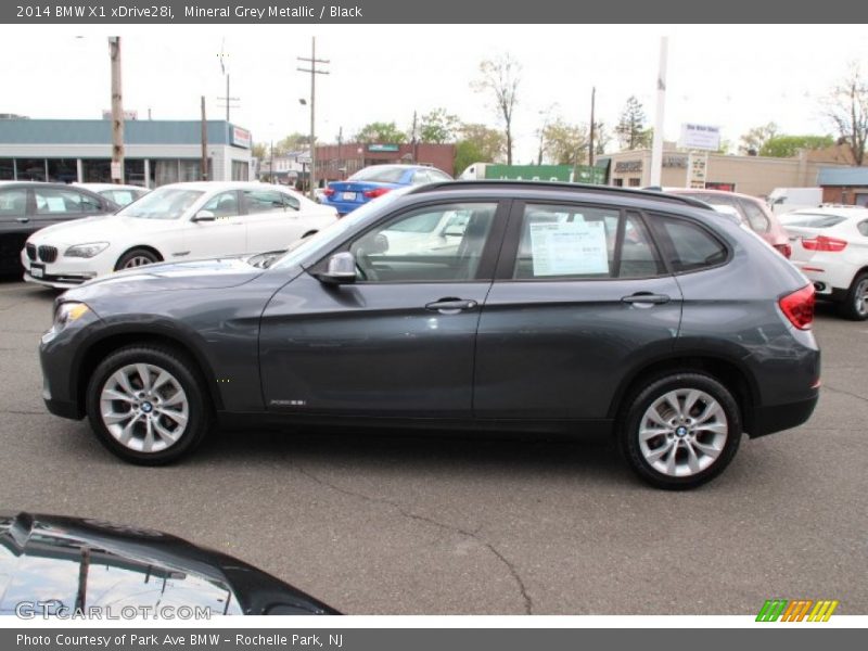 Mineral Grey Metallic / Black 2014 BMW X1 xDrive28i