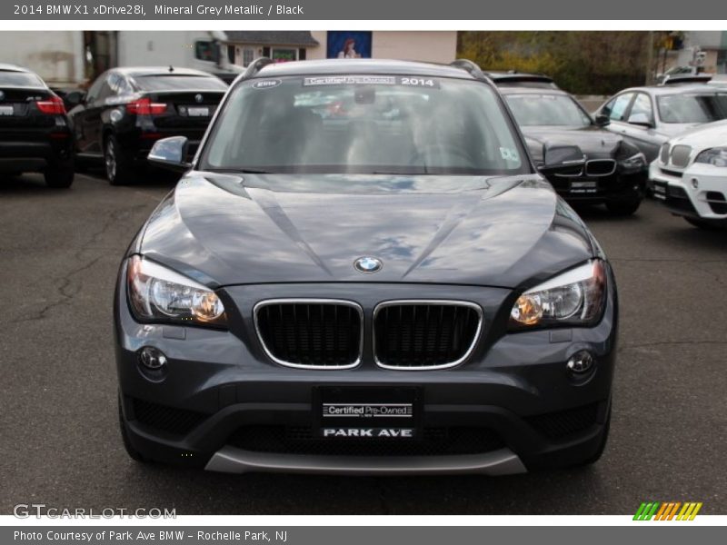 Mineral Grey Metallic / Black 2014 BMW X1 xDrive28i