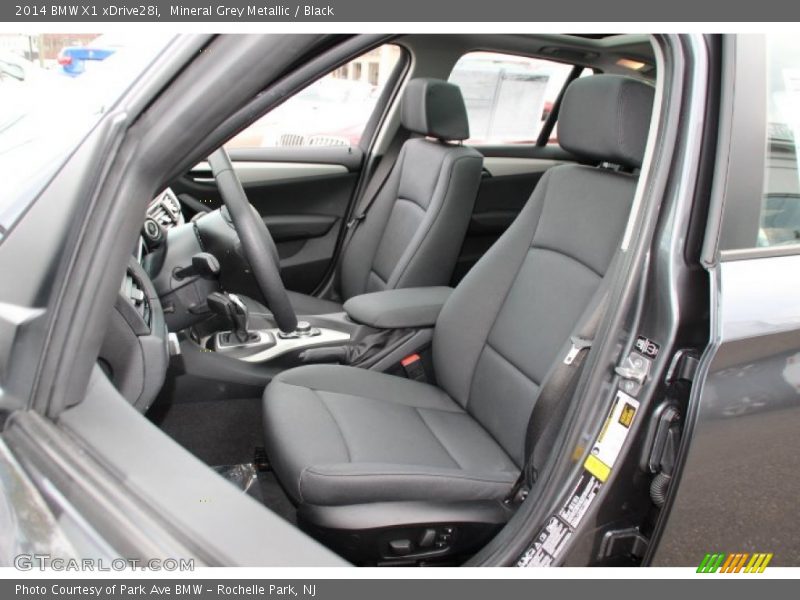 Mineral Grey Metallic / Black 2014 BMW X1 xDrive28i