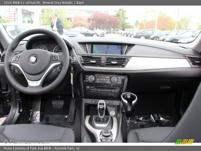 Mineral Grey Metallic / Black 2014 BMW X1 xDrive28i