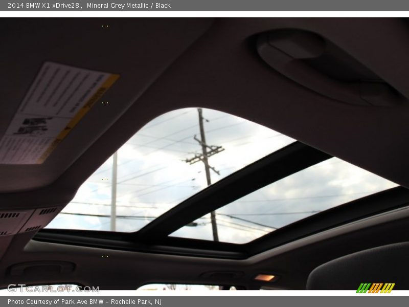 Mineral Grey Metallic / Black 2014 BMW X1 xDrive28i