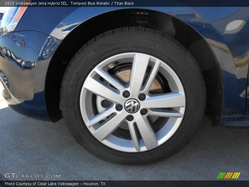 Tempest Blue Metallic / Titan Black 2013 Volkswagen Jetta Hybrid SEL