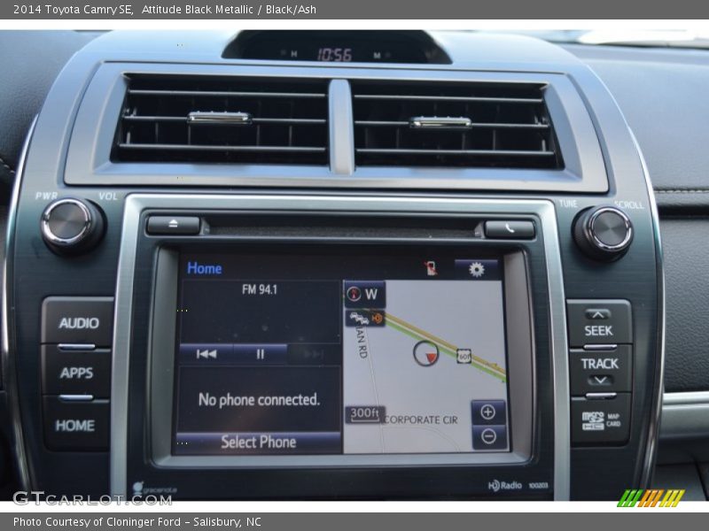 Attitude Black Metallic / Black/Ash 2014 Toyota Camry SE