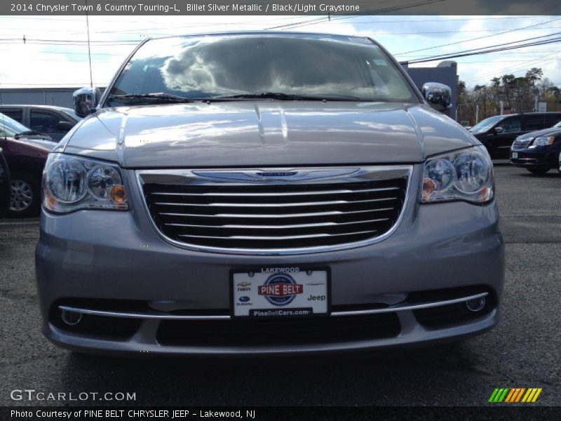 Billet Silver Metallic / Black/Light Graystone 2014 Chrysler Town & Country Touring-L