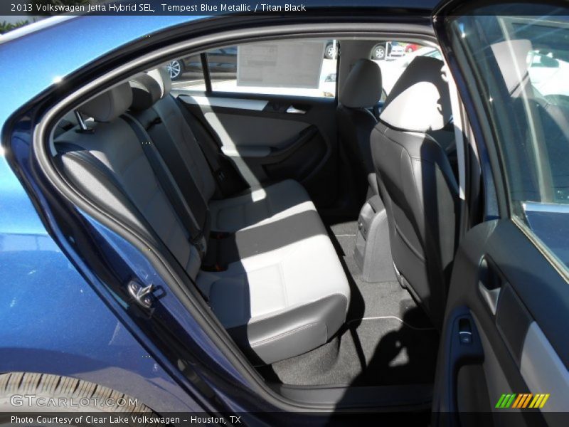 Tempest Blue Metallic / Titan Black 2013 Volkswagen Jetta Hybrid SEL