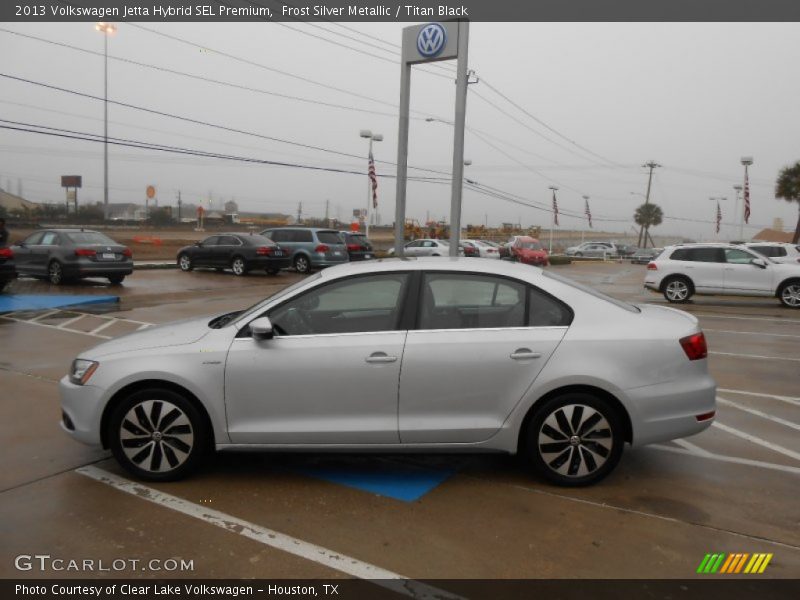 Frost Silver Metallic / Titan Black 2013 Volkswagen Jetta Hybrid SEL Premium