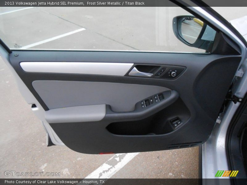 Frost Silver Metallic / Titan Black 2013 Volkswagen Jetta Hybrid SEL Premium