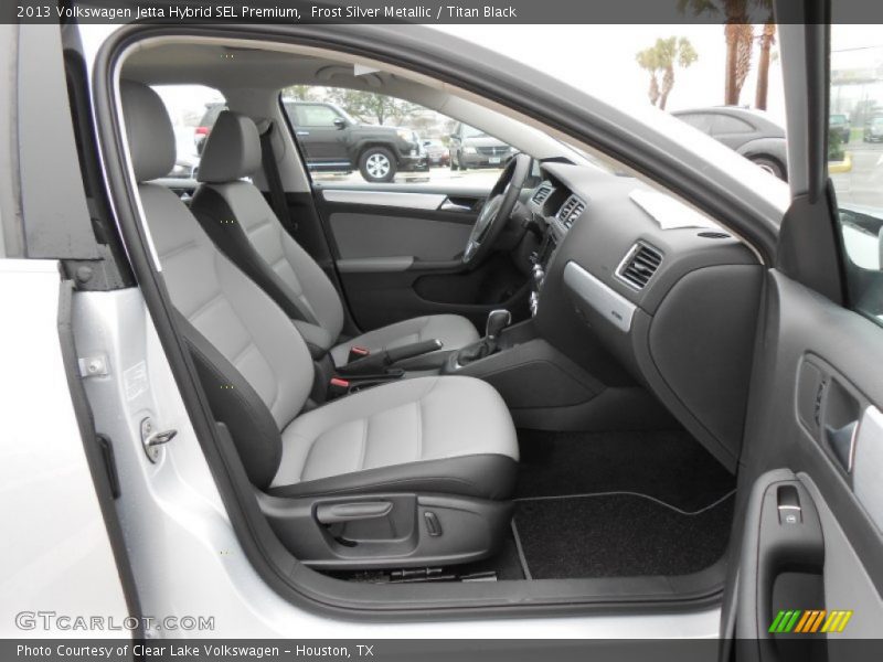 Frost Silver Metallic / Titan Black 2013 Volkswagen Jetta Hybrid SEL Premium