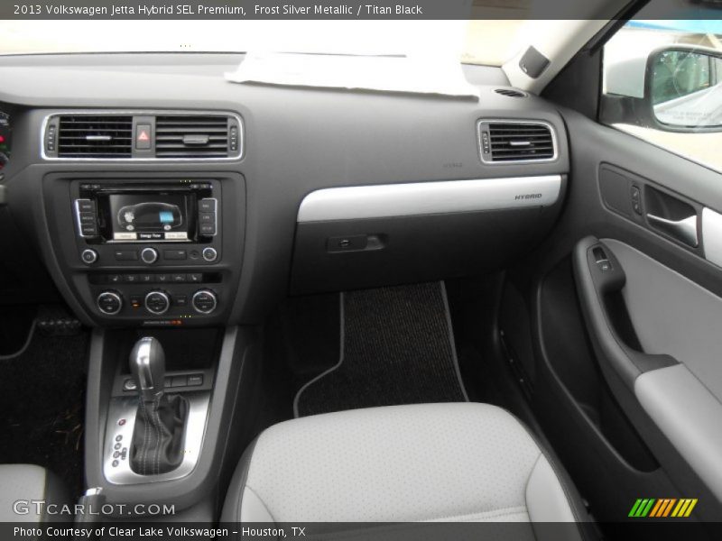 Frost Silver Metallic / Titan Black 2013 Volkswagen Jetta Hybrid SEL Premium