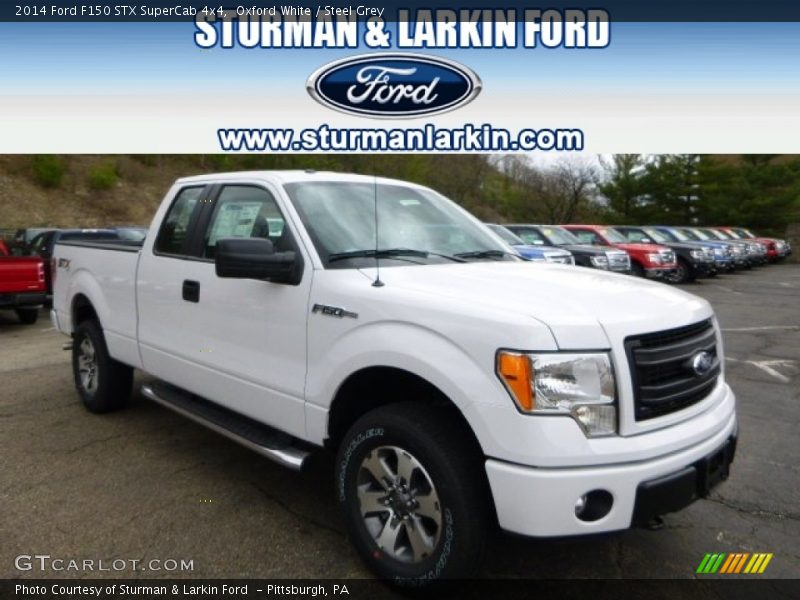 Oxford White / Steel Grey 2014 Ford F150 STX SuperCab 4x4