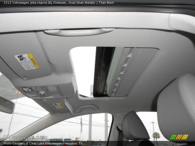 Frost Silver Metallic / Titan Black 2013 Volkswagen Jetta Hybrid SEL Premium