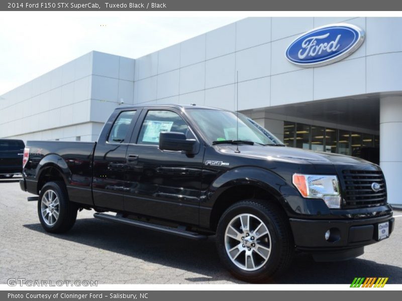 Tuxedo Black / Black 2014 Ford F150 STX SuperCab