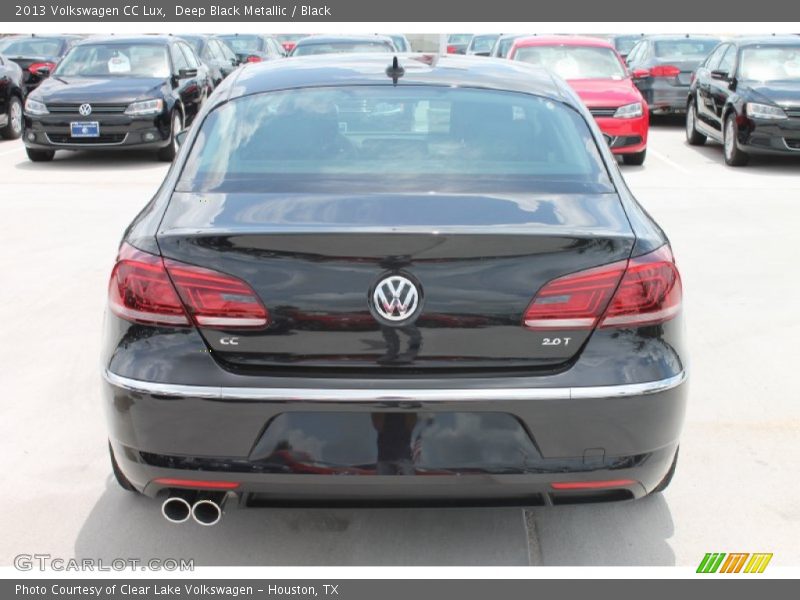 Deep Black Metallic / Black 2013 Volkswagen CC Lux