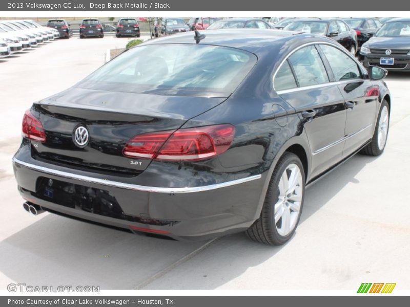 Deep Black Metallic / Black 2013 Volkswagen CC Lux