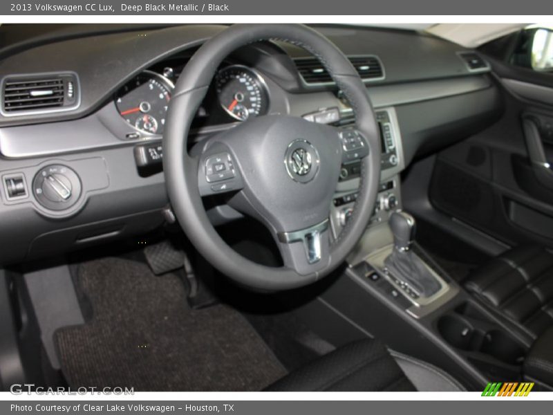 Deep Black Metallic / Black 2013 Volkswagen CC Lux