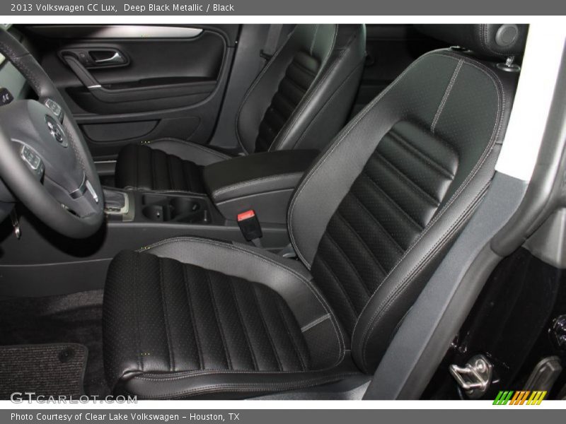 Deep Black Metallic / Black 2013 Volkswagen CC Lux