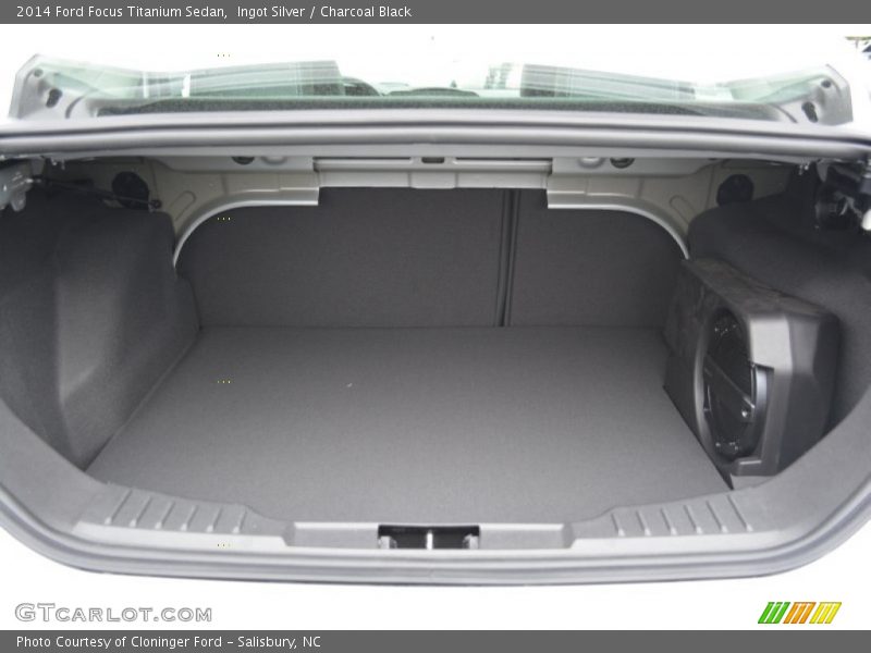 Ingot Silver / Charcoal Black 2014 Ford Focus Titanium Sedan
