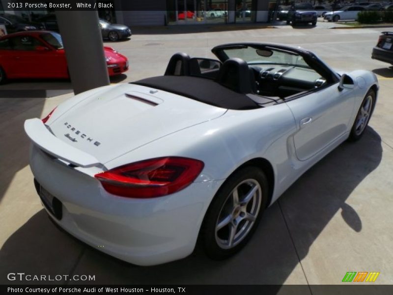 White / Black 2013 Porsche Boxster