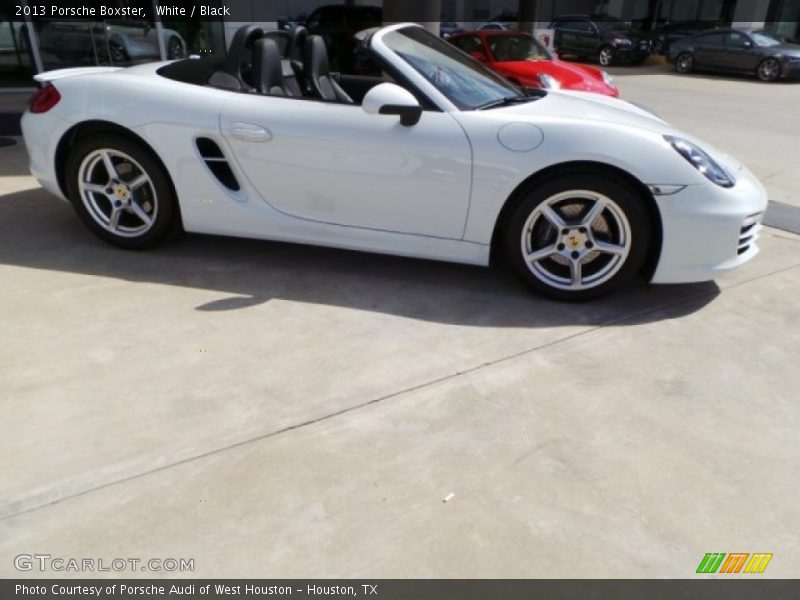 White / Black 2013 Porsche Boxster