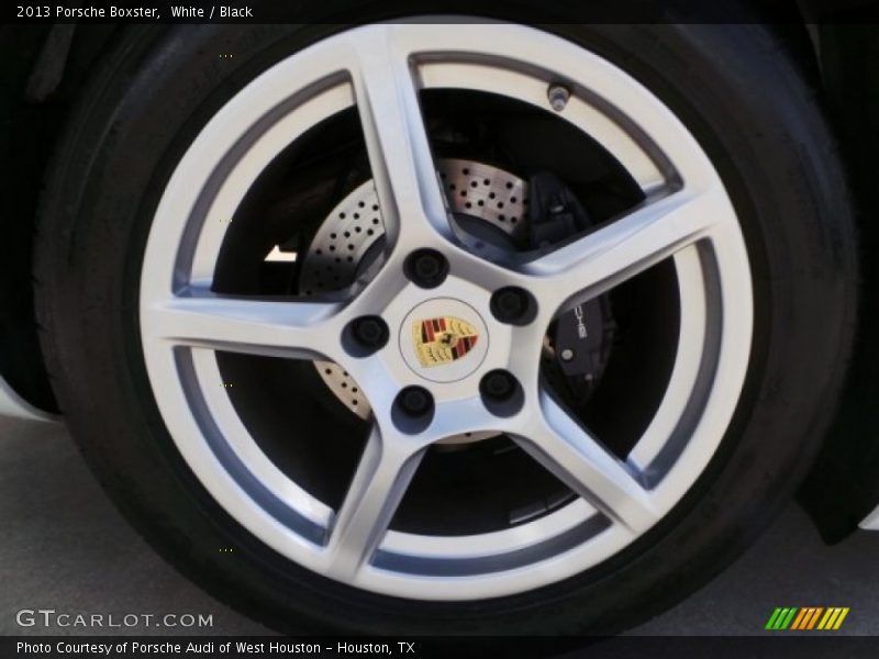White / Black 2013 Porsche Boxster