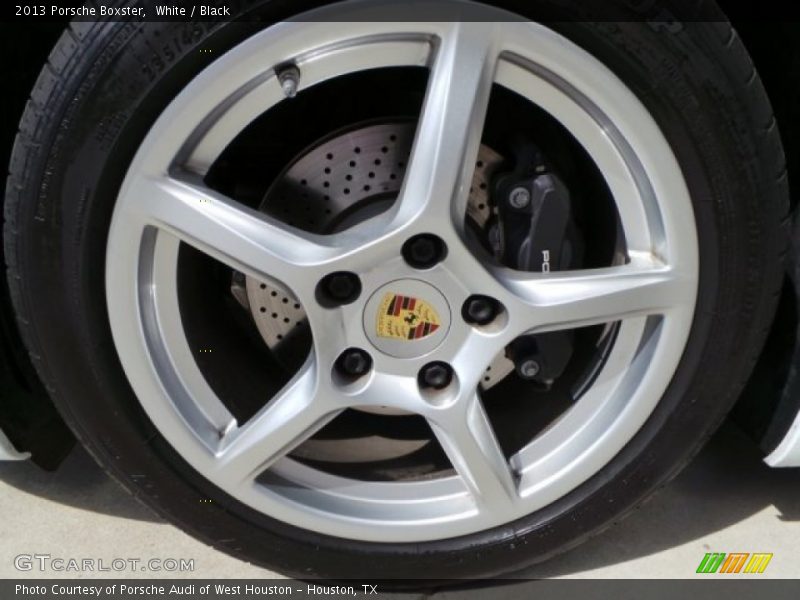 White / Black 2013 Porsche Boxster