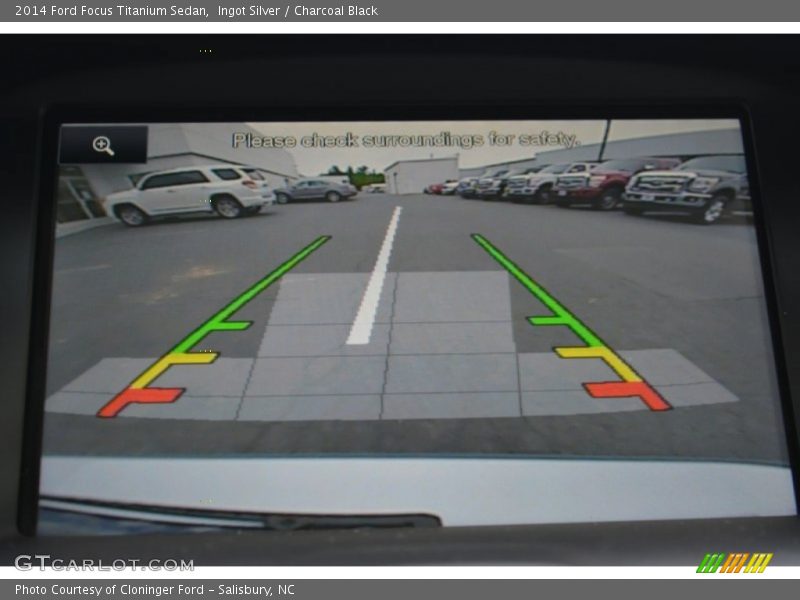 Ingot Silver / Charcoal Black 2014 Ford Focus Titanium Sedan