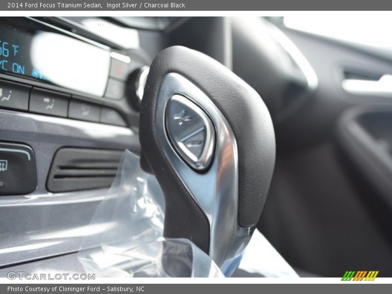 Ingot Silver / Charcoal Black 2014 Ford Focus Titanium Sedan