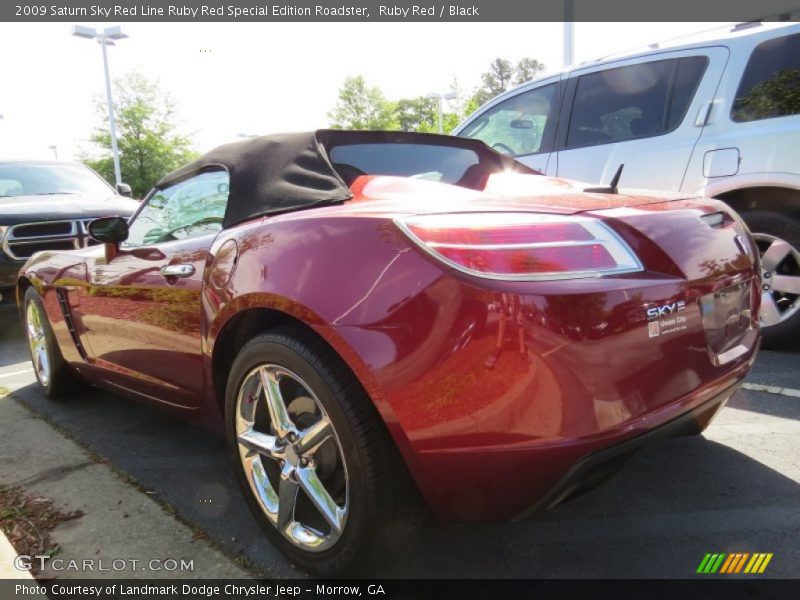 Ruby Red / Black 2009 Saturn Sky Red Line Ruby Red Special Edition Roadster