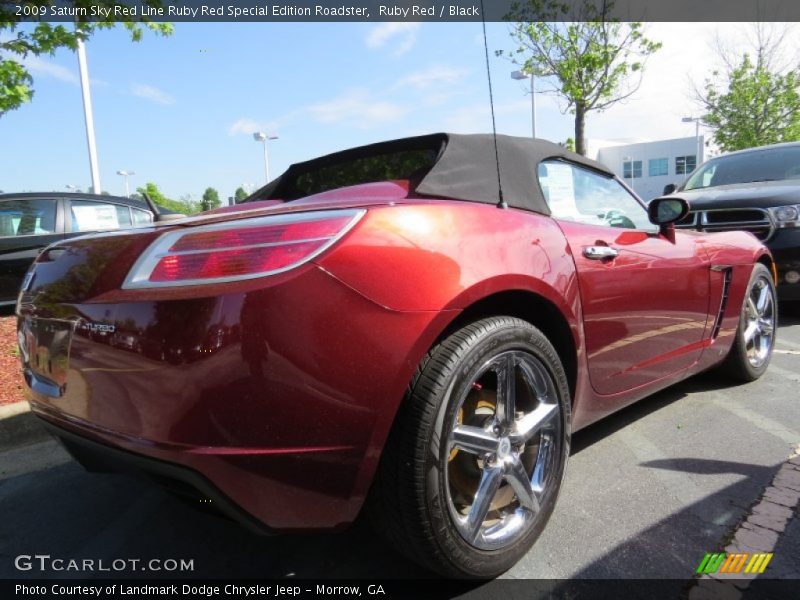 Ruby Red / Black 2009 Saturn Sky Red Line Ruby Red Special Edition Roadster