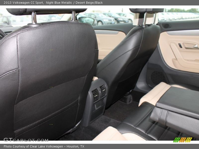 Night Blue Metallic / Desert Beige/Black 2013 Volkswagen CC Sport