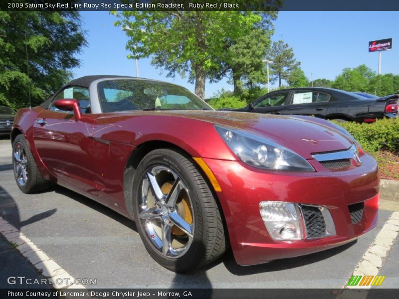 Ruby Red / Black 2009 Saturn Sky Red Line Ruby Red Special Edition Roadster