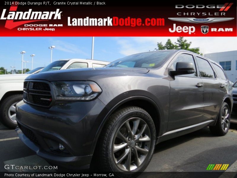 Granite Crystal Metallic / Black 2014 Dodge Durango R/T