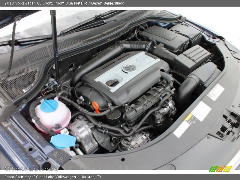 Night Blue Metallic / Desert Beige/Black 2013 Volkswagen CC Sport