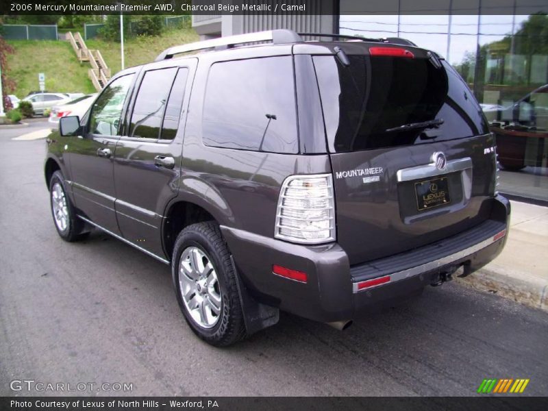 Charcoal Beige Metallic / Camel 2006 Mercury Mountaineer Premier AWD